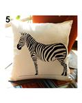 Bluelans Bluelans Throw Pillow Case Sofa Waist Cushion Cover Zebra Print Pillowcase Home Decor 5