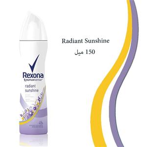 اسپری ضد تعریق رادیانت سانشاین زنانه رکسونا Rexona Radiant Sunshine Spray 150ml 