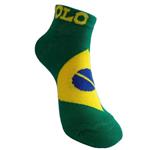 جوراب زنانه مدل پرچم برزیل