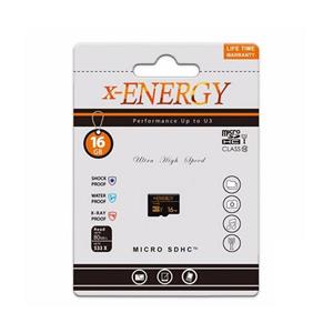 کارت حافظه Micro SD/HC 16GB CL10 U1 مارک X-ENERGY 