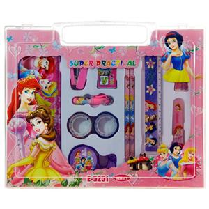 ست 13 تکه لوازم التحریر سوپر پرکتیکال طرح پرنسس کد 372 Super Practical Princess 372 Stationery Set 13 pcs