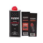 بسته بنزین، فتیله و سنگ اصلی زیپو  Zippo Fuel,Wick,Flint Combo