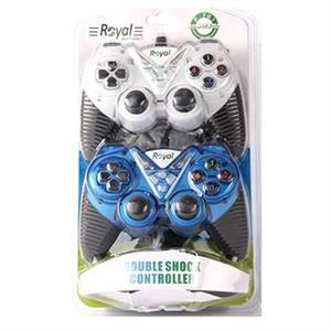 گیم پد دوبل شوکدار فانتزی Royal G890D TOP 890 Wireless Controller