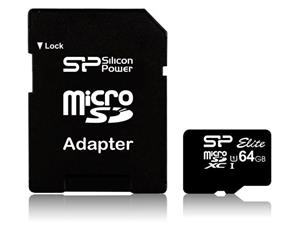 کارت حافظه microSDXC سیلیکون پاور مدل Elite کلاس 10 استاندارد UHS-I U1 سرعت85MBps همراه با آداپتور SD ظرفیت 64 گیگابایت Silicon Power Elite UHS-I U1 U1 Class 10 85MBps microSDXC With Adapter - 64GB