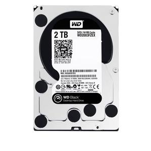 هارددیسک اینترنال وسترن دیجیتال سری مشکی مدل WD2003FZEX ظرفیت 2 ترابایت Western Digital Black Internal Hard Drive 2TB 