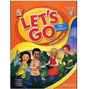 کتاب زبان Lets Go 5 - Student  Book + Workbook 