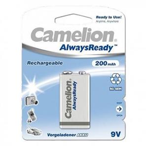 باتری کتابی قابل شارژ کملیون 200mAh Camelion Always Ready 9V 