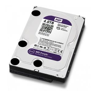 هارددیسک اینترنال وسترن دیجیتال سری بنفش 64 مگابایت کش ظرفیت 4 ترابایت Western Digital 4TB Purple Edition 64MB Cache
