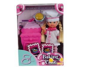 عروسک سیمبا سری Evi Love مدل Baking Cake سایز 2 Simba Evi Love Baking Cake Size 2 Doll