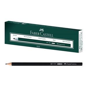 مداد مشکی فابر کاستل کد 111100 - بسته 12 عددی Faber-Castell Black Pencil Code 111100 - Pack of 12