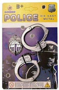 دستبند فلزی گانهر سری پلیس کد 324/0 Gonher 324/0 Police Metal Cuffs