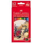 مداد رنگی 12 رنگ Faber-Castell مدل کلاسیک 
