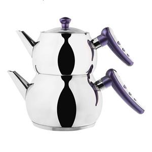 کتری و قوری هاس جوهر مدل اپل 2 Hascevher Apple 2 Teapot And Kettle Set