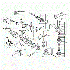 مینی فرز اسکیل مدل 9005 Skil 9005 Angle Grinder