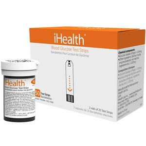 نوار تست قند خون آی هلث AGS-1000i iHealth AGS-1000i Blood Glucose Test Strips