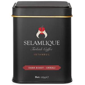 قوطی قهوه سلام علیک Dark Roast Selamlique Dark Roast Metal Box Coffee