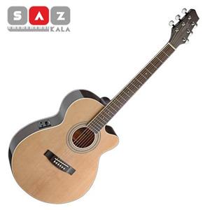 گیتار آکوستیک 12 سیم استگ مدل SA40D/12 BK Stagg SA40D/12 BK 12-String Acoustic Guitar