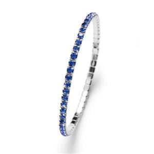 دستبند النگویی یاقوت کبود الیور وبر مدل دنس 206-5214 Oliver Weber 5214-206 Dance Sapphire Bracelet