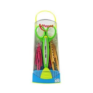 قیچی مپد مدل Crea Cut به همراه 5 عدد تیغه Maped Crea Cut Scissors With 5 Blades