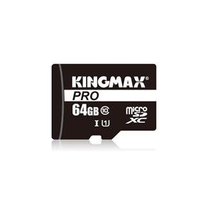 کارت حافظه SDXC کینگ مکس مدل Pro کلاس 10 استاندارد  UHS-I U1 سرعت 80MBps ظرفیت 64 گیگابایت Kingmax Pro UHS-I  U1 Class10 80MBps SDXC - 64GB