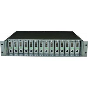 مبدل فیبر 14 اسلات تی پی-لینک مدل TL-MC1400 TP-LINK TL-MC1400 14-Slot Fiber Converter Chassis