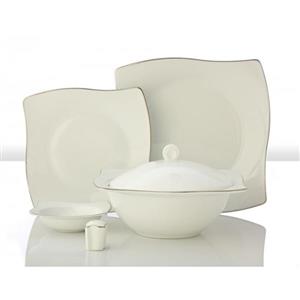 سرویس چینی 30 پارچه غذاخوری چینی زرین ایران سری آسترو مدل سمن درجه عالی Zarin Iran Porcelain Inds Astro Saman 30 Pieces Porcelain Dinnerware Set Top Grade