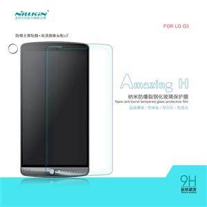 محافظ صفحه نمایش شیشه ای نیلکین مدل Amazing H مناسب برای گوشی موبایل ال جی G3 LG G3 Nillkin Amazing H Glass Screen Protector