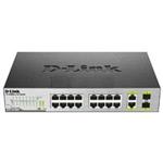 D-Link DES-1018MP 18-Port Fast Ethernet PoE Switches with 2 Gigabit Uplink Ports