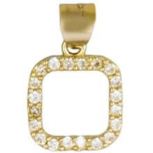 آویز گردنبند طلا 18 عیار رزا مدل N010 Rosa N010 Gold Necklace Pendant Plaque