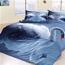 سرویس ملحفه ای فرست چویس مدل Swan دو نفره 6 تکه First Choice Swan Sleep Set 2 Persons 6 Pieces