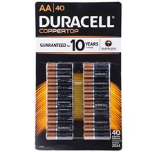 باتری قلمی دوراسل مدل Duralock Alkaline بسته 40 عددی Duracell Duralock Alkaline AA Battery Pack Of 40