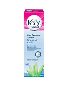 کرم موبر بدن آلوئه ورا ویت مخصوص پوست حساس 100ml Veet For Sensitive Skin Body Hair Removal Cream 