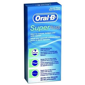 نخ دندان سوپرفلاس اورال بی مدل  SuperFloss Oral-B Super Floss