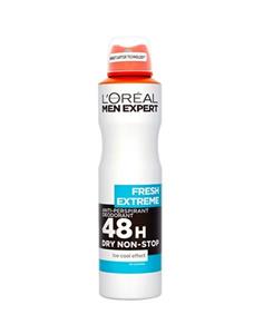 اسپری ضد تعریق مردانه لورآل مدل Fresh Extereme 48H حجم 150 میلی لیتر LOreal Fresh Extereme 48H Spray 150ml For Men