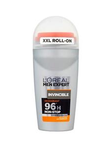 رول ضد تعریق مردانه لورآل مدل Invincible 96H حجم 50 میلی لیتر LOreal Invincible Roll-On Deodorant For Men 96H 50ml