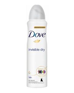 اسپری ضد تعریق زنانه داو مدل اینویزیبل درای Invisible Dry حجم 150 میلی لیتر Dove Invisible Dry Aerosol Spray 150ml For Women