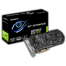 کارت گرافیک گیمینگ جی تی ایکس 970 گیگابایت با قابلیت اورکلاک GIGABYTE GV-N970G1-GAMING-4GD