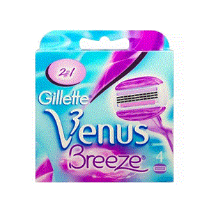 تیغ یدک ‏4 عددی ژیلت مدل Venus Breeze Gillette Cartridges Pack of 