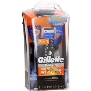 خود تراش ژیلت مدل Fusion Power Styler همراه با 3 سری شانه Gillette Fusion Power Styler 5 Blade 3 Combs