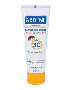کرم ضد آفتاب کودکان SPF30 آردن  Ardene Baby Care Sunscreen Lotion SPF30 75g