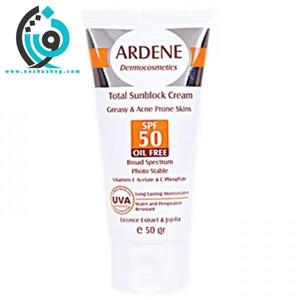 کرم ضد آفتاب رنگی فاقد چربی آردن SPF50 Ardene Tinted Sunscreen Cream SPF50