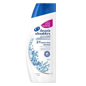 شامپو ضد شوره هد اند شولدرز مدل 2 در 1 Classic Clean حجم 400 میلی لیتر Head And Shoulders Classic Clean 2 In 1 Shampoo 400ml