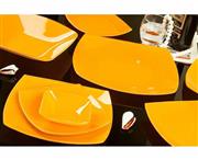 Arcofam 747 Queen Orange 25 Pieces Dinnerware Set