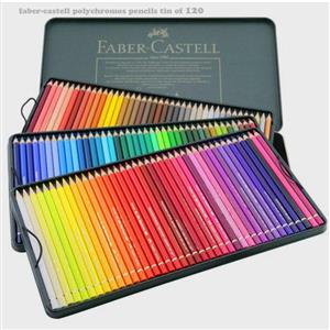 مداد رنگی 120 رنگ فابر کاستل مدل Polychromos Faber-Castell Polychromos 120 Colour Pencil