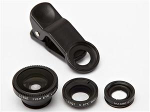 لنز لیکی کلیپسی فیش‌آی + واید/ماکرو - LQ-001 Lens LIEQI Fisheye + Wide Macro Lens - LQ-001