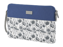 کیف سرفیس پرو 3 گرین گری اسلیو آبی گلدار Greene and Gray Surface Pro 3 Sleeve - Blue floral