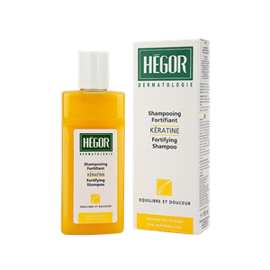 شامپو تقویت کننده هگور مدل کراتین حجم 150 میلی لیتر HEGOR Keratin Fortifying Shampoo 150ml 