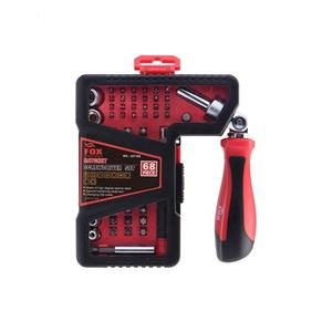 مجموعه 68 تایی پیچ گوشتی فاکس با سری قابل تعویض Fox Ratchet Screwdriver 68 Piece 557168