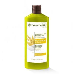 شامپو تغذیه کننده مو ایو روشه مدل Nutrition-Nutri Silky Treatment حجم 300 میلی لیتر Yves Rocher Notrition-Nutri Silky Treatment Shampoo 300ml
