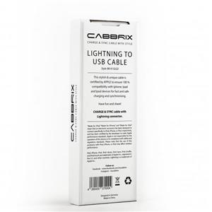 کابل لایتنینگ به یو اس بی Cabbrix به طول 1 متر Cabbrix Lightning To USB Aluminium Cable 1m